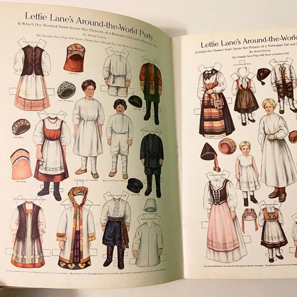 Vintage 1981 More Lettie Lane Paper Dolls  27 Paper Dolls Sheila Young Uncut - Picture 9 of 14